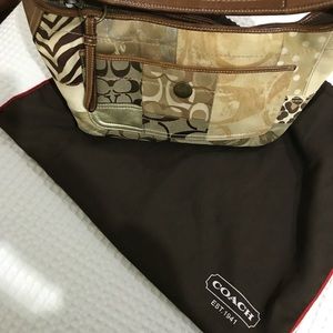 Vintage Coach multicolor purse